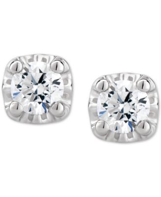 Diamond Stud Earrings (1/2 ct. t.w.) in 14k White, Yellow or Rose Gold