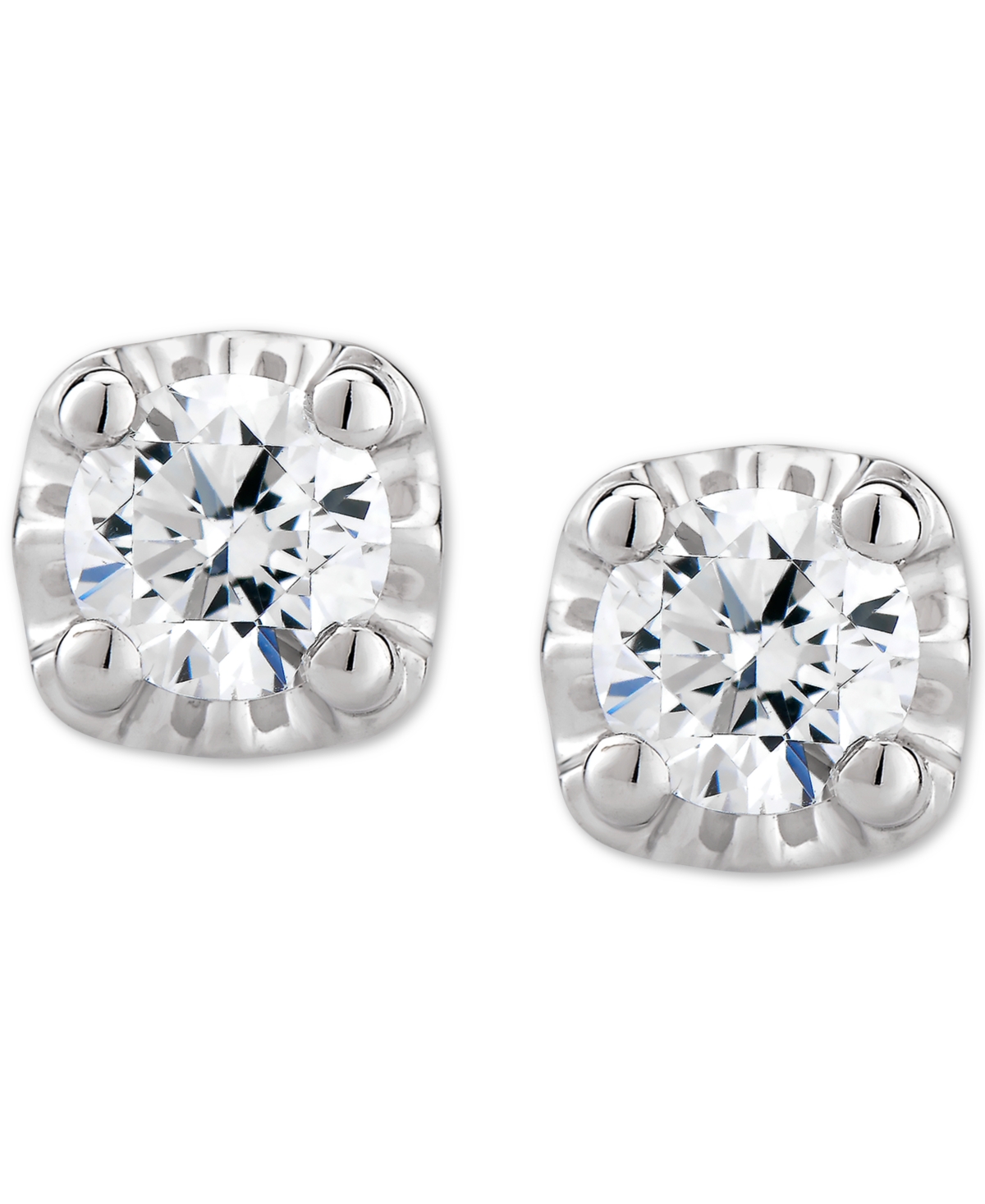 Diamond Stud Earrings (1/2 ct. t.w.) in 14k White, Yellow or Rose Gold