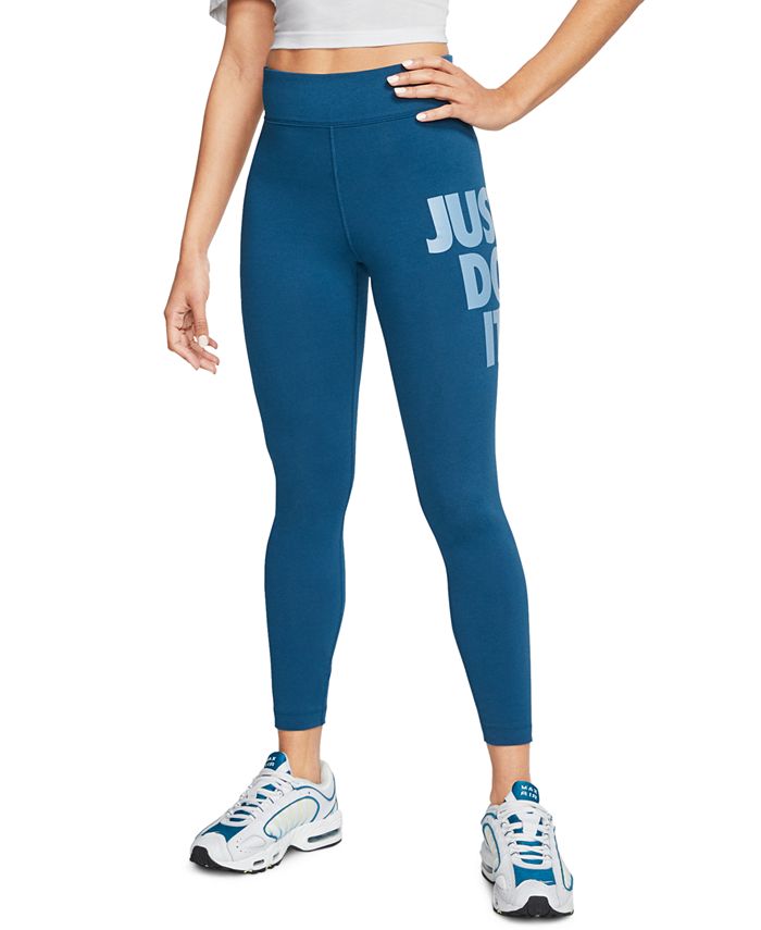 amateur Goodwill lunch Nike Women's Sportswear Leg-A-See Just Do It Leggings - Macy's