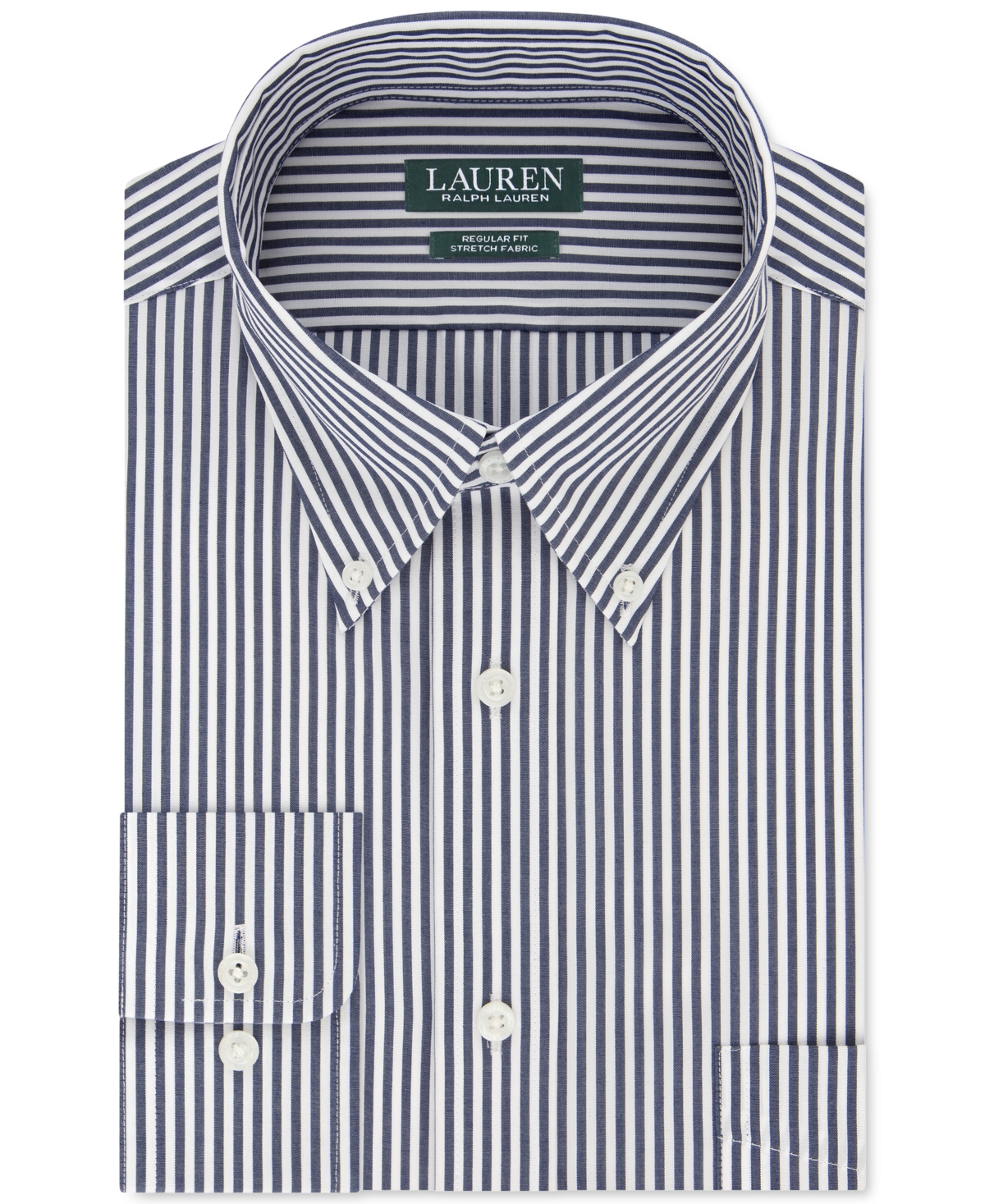Ralph Lauren Men's Regular-Fit Ultraflex Dress Shirt White Size 17.5x32-33