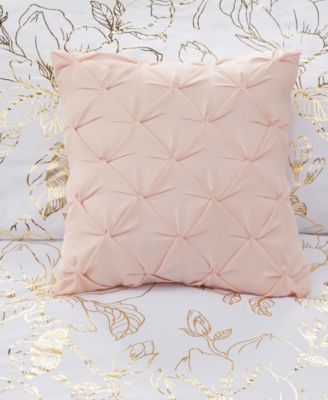 Intelligent Design Magnolia Metallic Floral 5-Piece Full/Queen Comforter Set