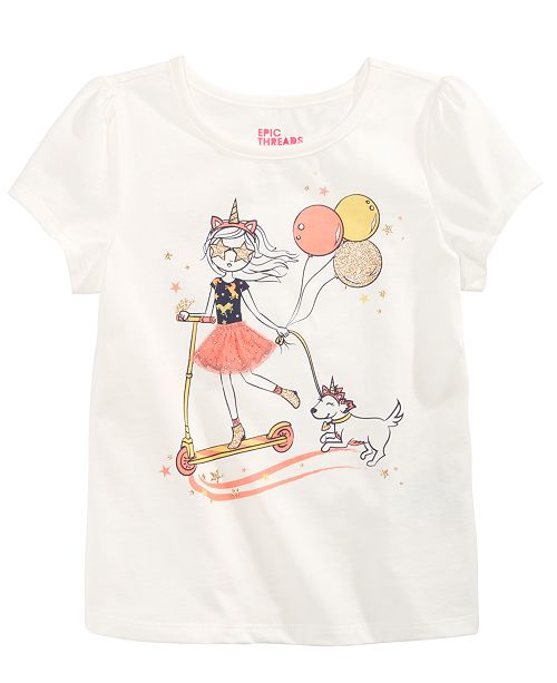 Epic Threads Toddler Girls Scooter Girl T Shirt Created For