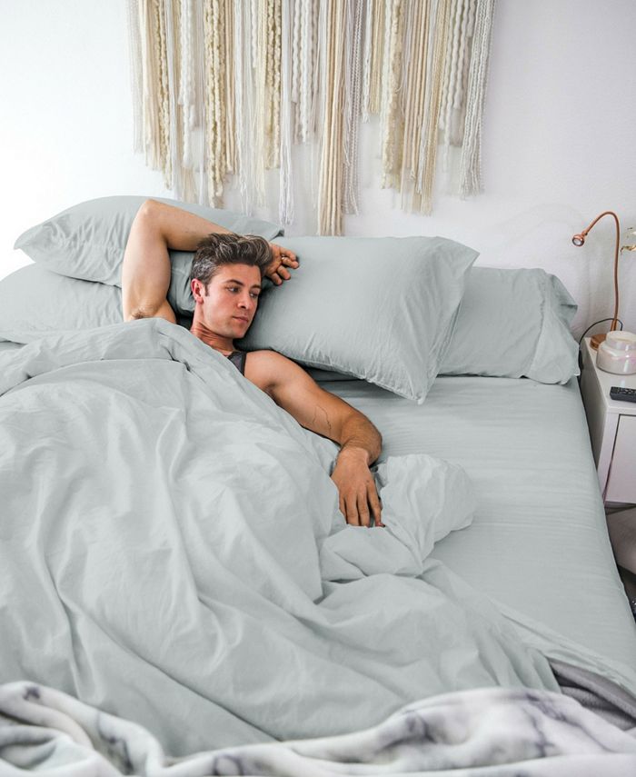 Pillow Guy 400 Thread Count Cotton Percale Standard Pillow Case Pair