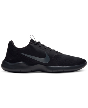 Nike Men's Flex Experience Rn 9 Extra Wide Width Running Sneakers From Finish Line In Black/dk Smoke Grey