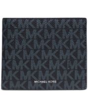 Michael Kors Men's Logo Wallet and Keychain Gift Set