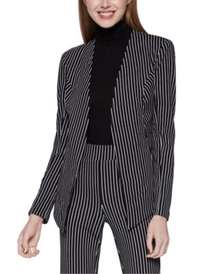 velvet striped blazer