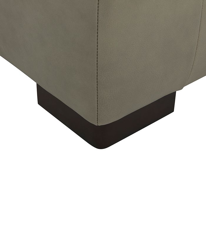 Furniture CLOSEOUT! Chelby 3Pc. Leather "L" Shaped Sectional Sofa Macy's