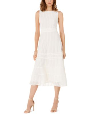 Taylor - Embroidered Eyelet-Trim Dress