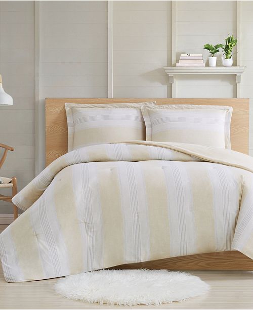 Cottage Classics Farmhouse Stripe 2 Piece Twin Xl Comforter Set