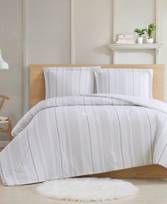 Farmhouse Stripe 2-Piece Twin XL Comforter Set