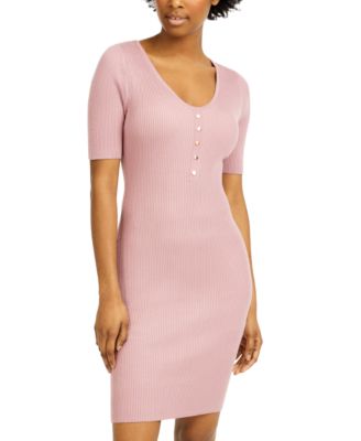 dusty rose bodycon dress