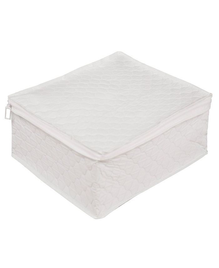 Richards Homewares China Storage Tabletop Quilted Vinyl Dinnerware Storage Set of 6 Macy's