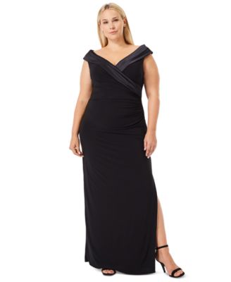 LAUREN RALPH LAUREN ☆ Portrait Collar Sleeve ガウンドレス Lauren Ralph Lauren Sleeveless Portrait-Collar Draped Gown