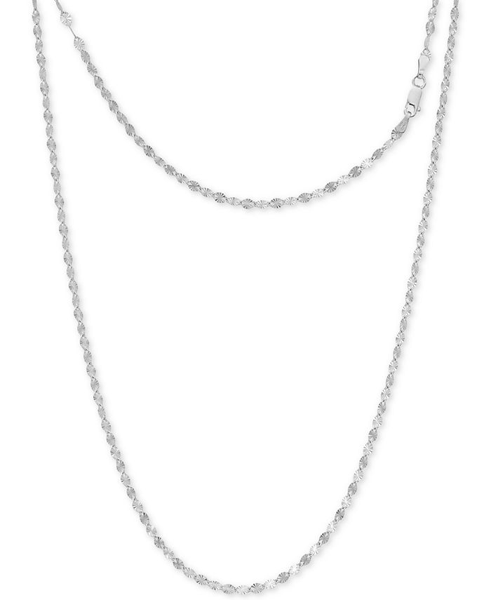 Giani Bernini 20 Sparkle Link Chain Necklace Sterling Silver
