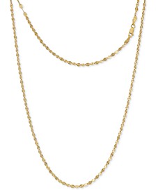 Disco Link 16" Chain Necklace in 24k Gold-Plated Sterling Silver, Created for Macy's