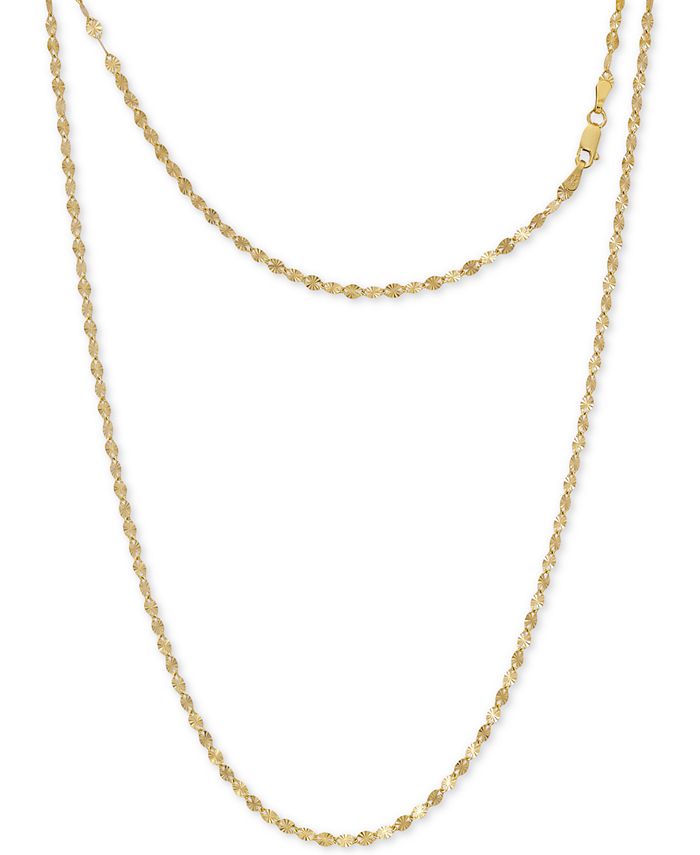 Giani Bernini - Disco Link 16" Chain Necklace in 24k Gold-Plated Sterling Silver