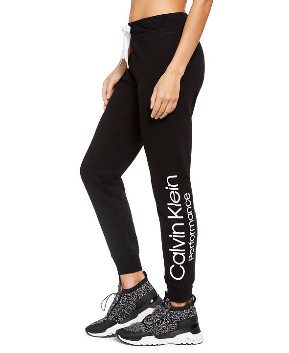 calvin klein performance piping joggers