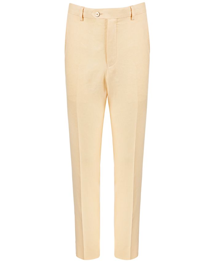Lauren Ralph Lauren Big Boys ClassicFit Yellow Linen Suit Pants Macy's