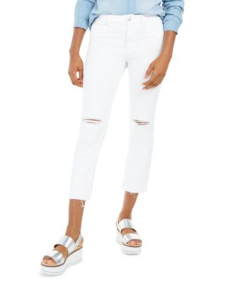 Vigoss Jeans - Ripped Straight-Leg Jeans