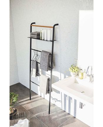 Yamazaki - Tower Leaning Ladder With Shelf