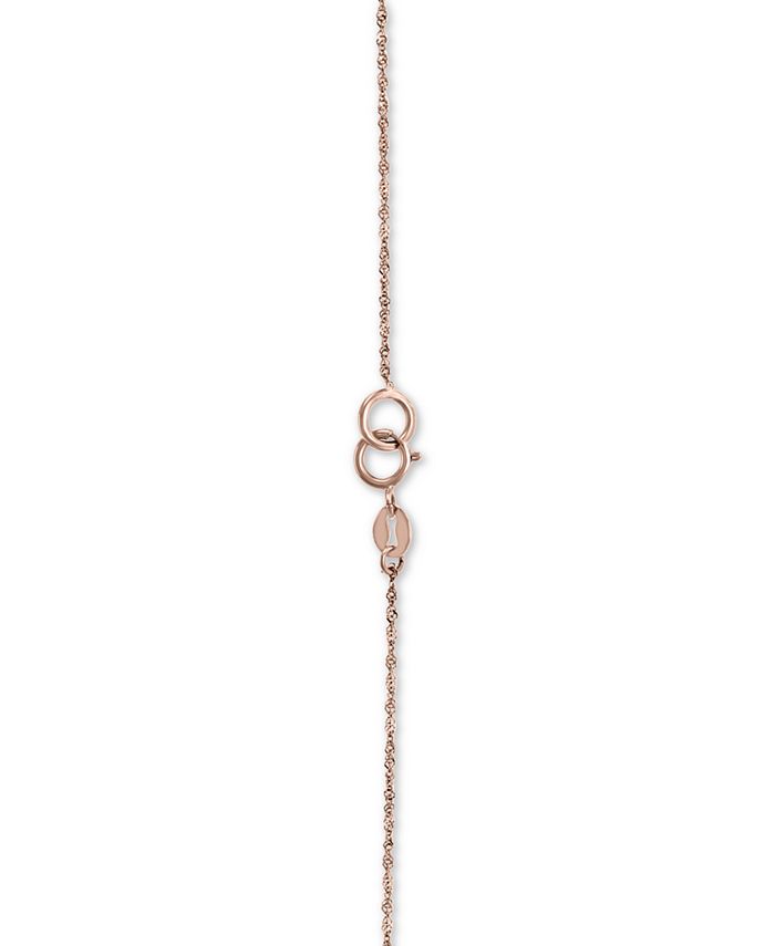 EFFY Collection - Pink Cultured Freshwater Pearl (11 & 3-1/2mm) & Rose Quartz 18" Statement Necklace in 14k Rose Gold