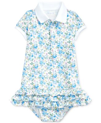 ruffled polo dress & bloomer