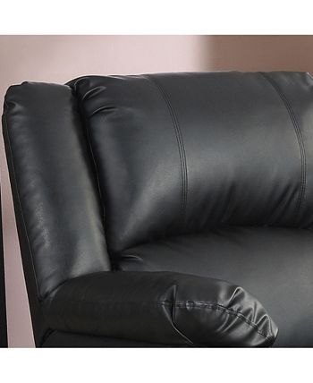 Preston faux leather 2025 recliner