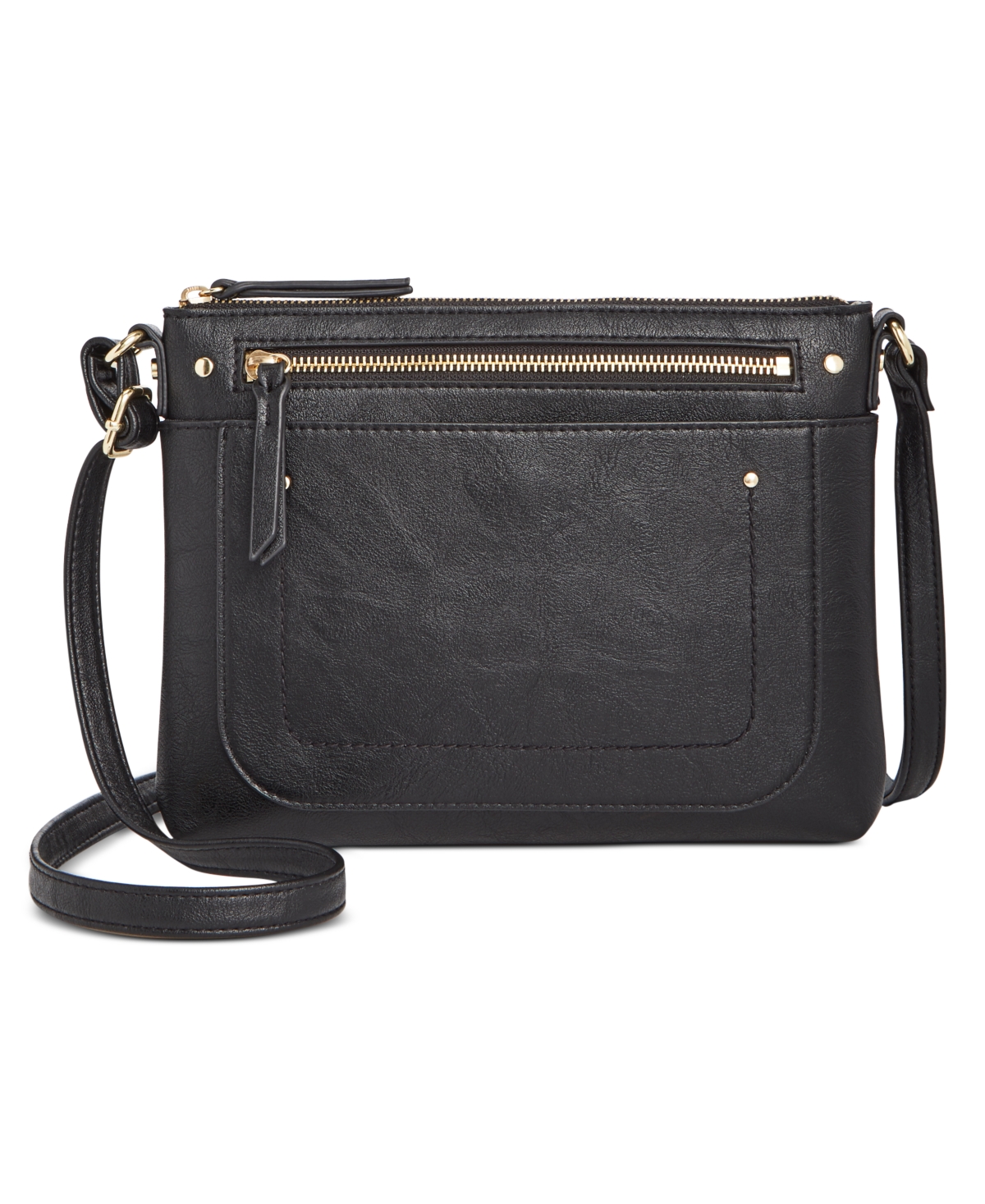 Inc International Concepts Riverton East West Crossbody, Created For Macy's In Black,gold