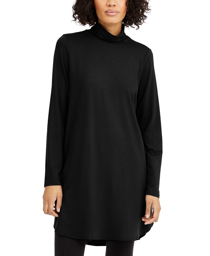 Eileen fisher turtleneck tunic shop