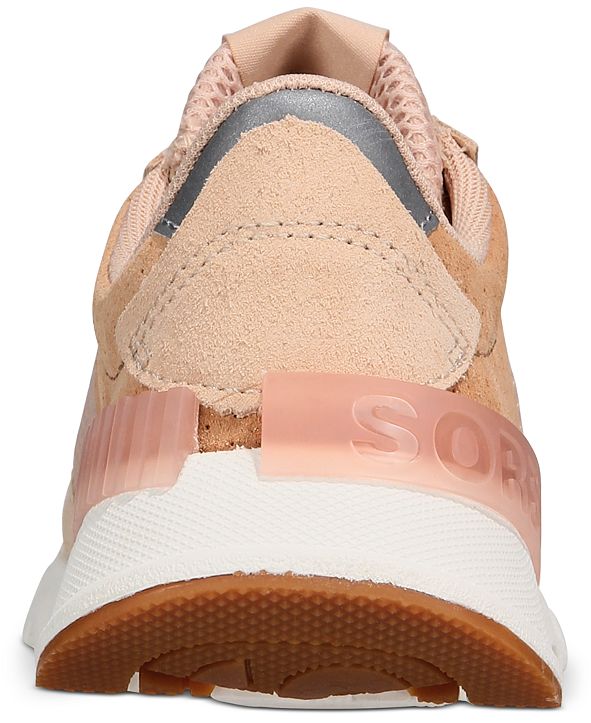 sorel kinetic lace sneaker natural tan