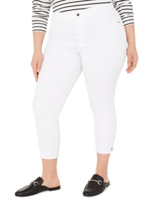 hue plus size capri leggings
