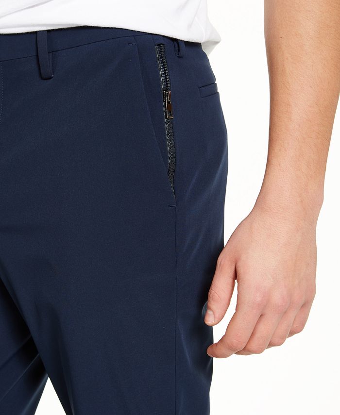 Michael Kors Men's Kors X Tech Slim-Fit Stretch Trousers - Macy's