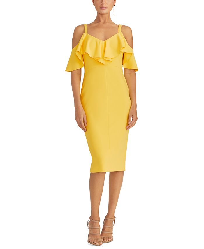 Rachel roy store yellow dress