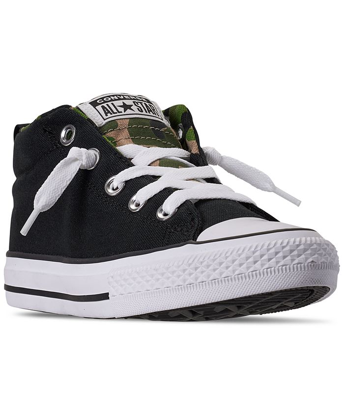 Converse Big Boys Chuck Taylor All Star Street Mid Casual Sneakers from  Finish Line & Reviews - Finish Line Kids' Shoes - Kids - Macy's