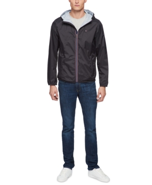 Tommy Hilfiger Men's Zip-Front Hooded Windbreaker