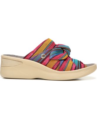 Bzees Premium Bzees Smile Washable Slide Wedge Sandals - Macy's