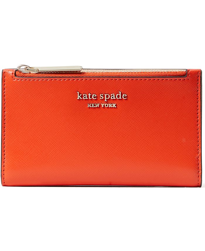 kate spade new york Spencer Slim Bifold Leather Wallet - Macy's