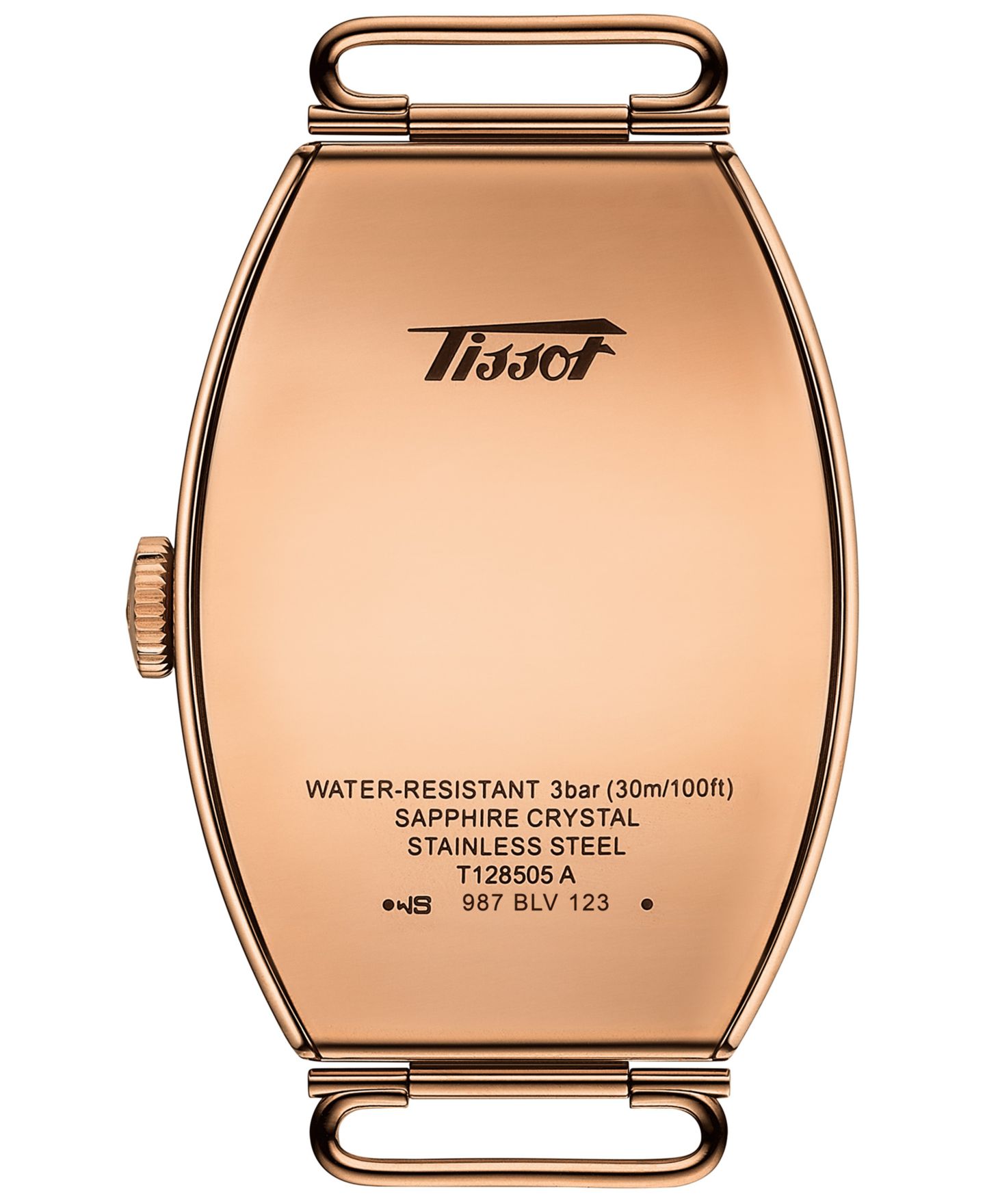 Часы Tissot Unisex Swiss Automatic Heritage Porto Brown Leather Strap Watch 42mm — фото 4