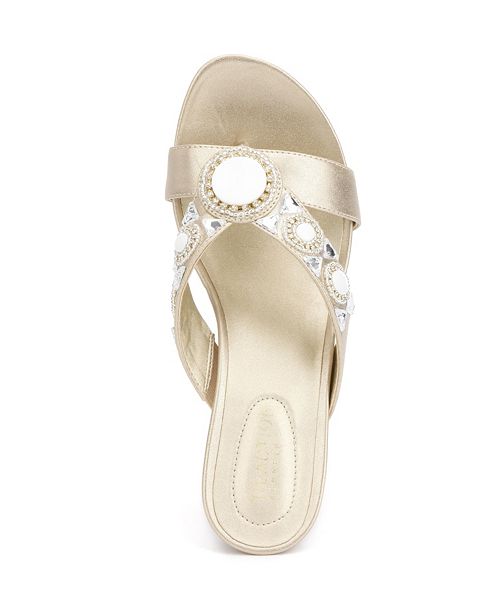 Kenneth Cole Reaction Card Glam Wedge Sandals & Reviews - Sandals ...