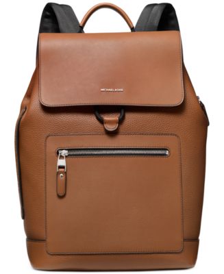 Michael Kors Men's Hudson Leather Flap Backpack & Reviews - All Accessories  - Men - Macy's