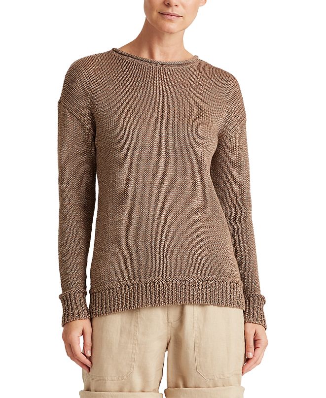 ralph lauren gold sweater