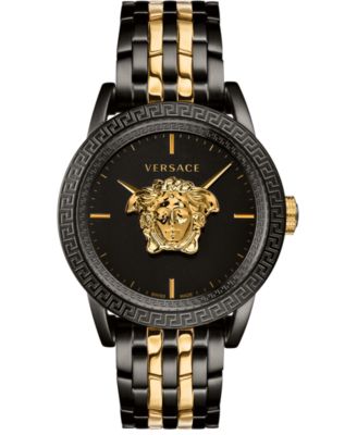 macy's versace men's watch