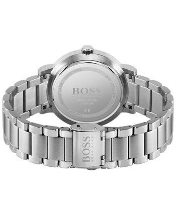BOSS - Men's Confidence Stainless Steel Bracelet Watch 42mm