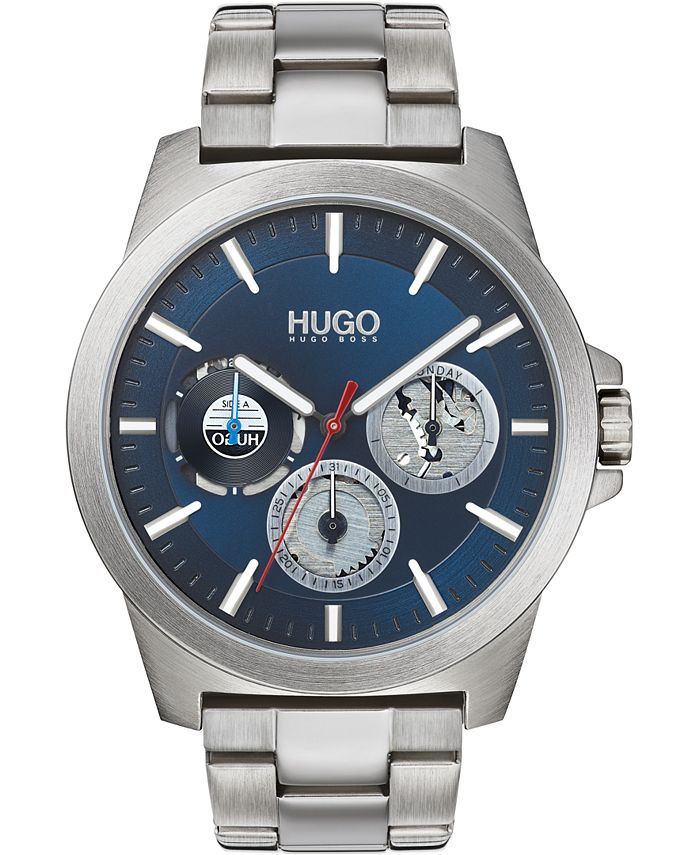HUGO - Men's Chronograph #TWIST Stainless Steel Bracelet Watch 44mm
