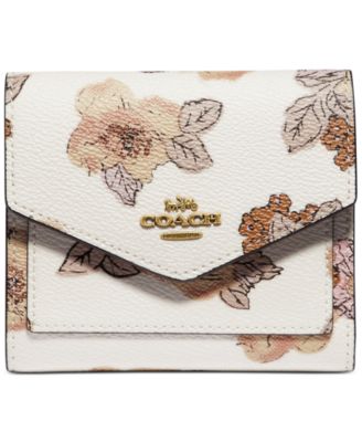 coach floral bouquet wallet