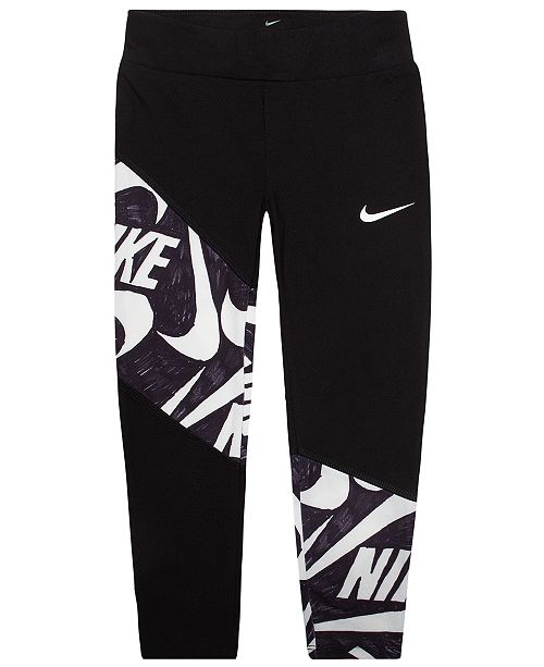 Nike Little Girls Mash Up Dri Fit Leggings Reviews Leggings