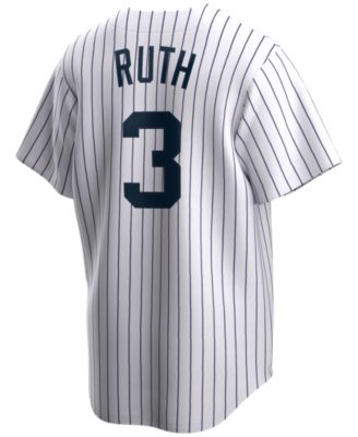babe ruth number jersey