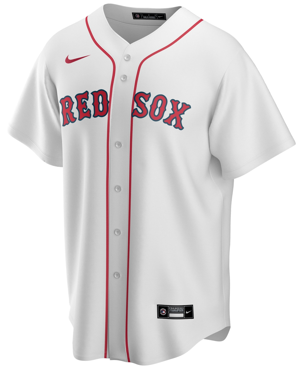 Nike Men's Boston Red Sox Official Blank Replica Jersey