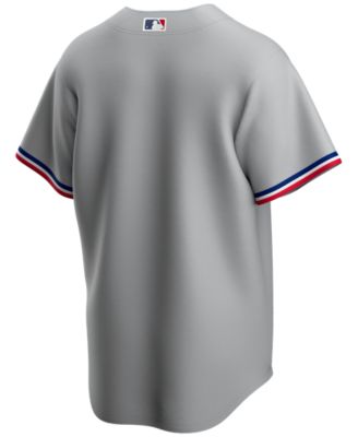 Men's Texas Rangers Official Blank Replica Jersey