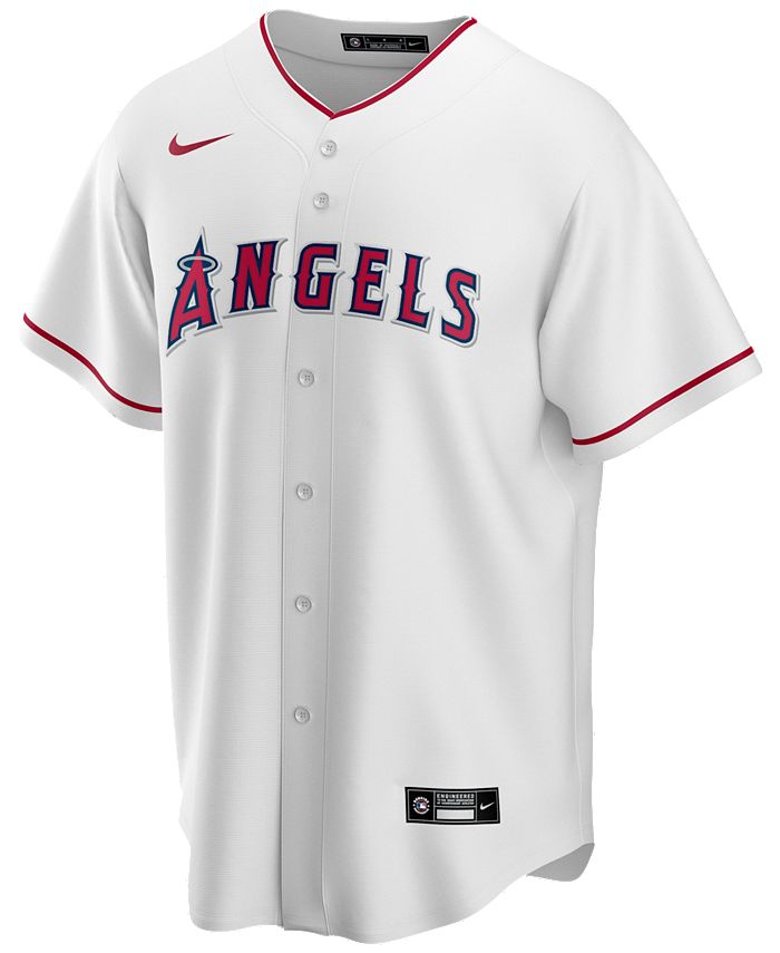Nike Men's Mike Trout White Los Angeles Angels Home Replica Player Name Jersey